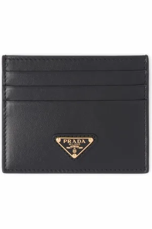 Prada Porte-carte à plaque logo