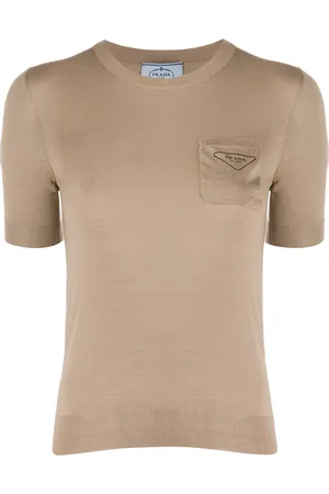 Prada T-shirt à poche poitrine
