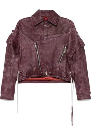 Manokhi Veste en cuir