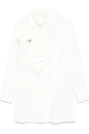 MISS BLUMARINE Robe à fleurs appliquées