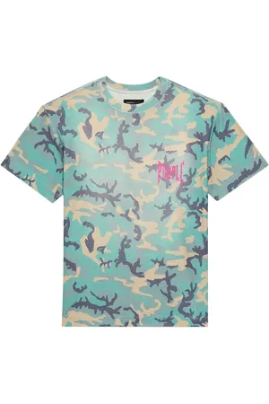Purple Brand T-shirt imprimé à logo brodé