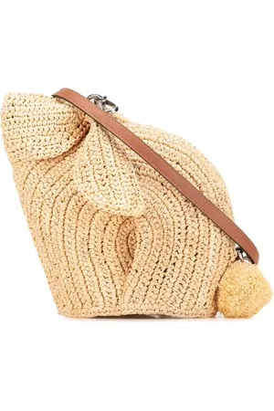 Loewe Mini sac à bandoulière Raffia Bunny (2010-2024)