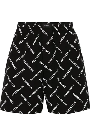 Balenciaga Short à logo imprimé