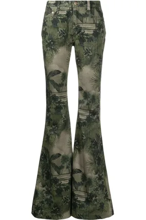 Roberto Cavalli Pantalon à imprimé Jungle