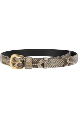 VALENTINO GARAVANI Ceinture à effet peau de serpent