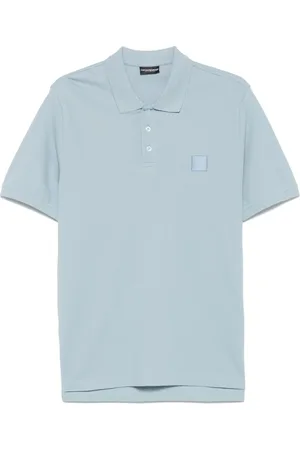 Emporio Armani Piqué-weave polo shirt