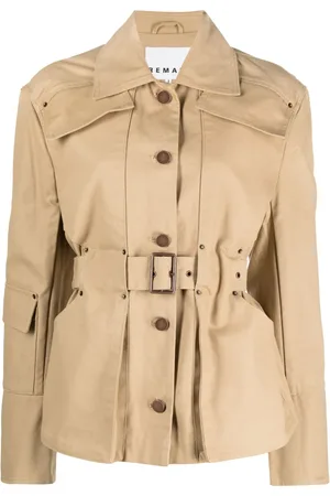 REMAIN Veste cargo à taille ceinturée