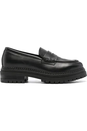 Nero Giardini Mocassins en cuir à bout rond