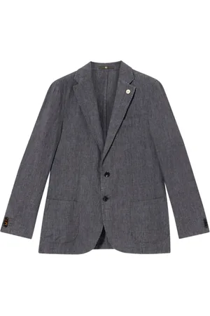 Brooks Brothers Blazer en lin à simple boutonnage
