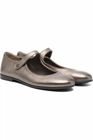 PèPè Ballerines métallisées en cuir