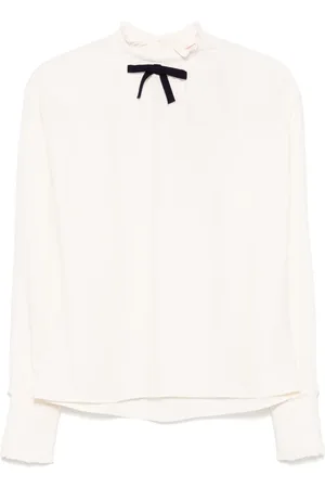 Nº21 Blouse à col volanté