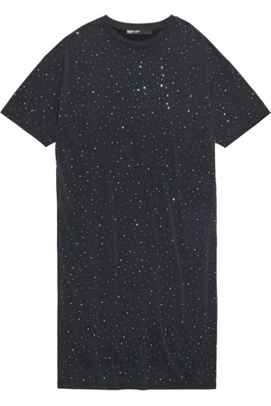 Bimba y Lola Robe mi-longue à ornements strassés