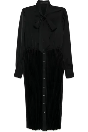 Karl Lagerfeld Robe-chemise à design plissé