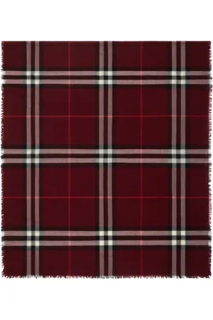 Burberry écharpe en laine à carreaux