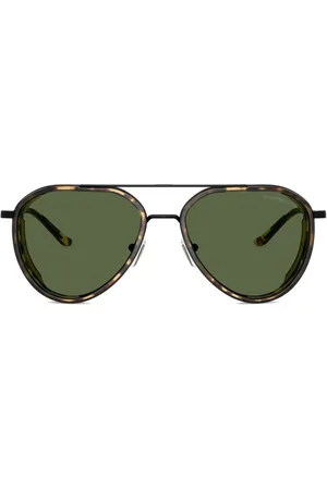 Emporio Armani Lunettes de soleil à monture structurée