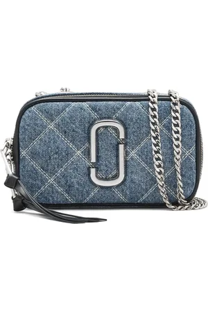 Marc Jacobs Sac à bandoulière The Quilted Denim Chain Snapshot