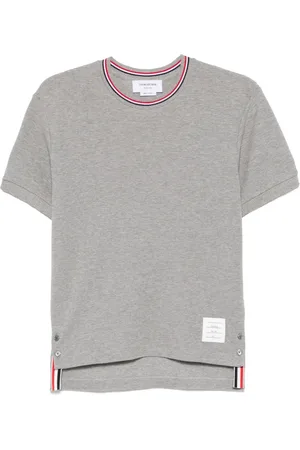 Thom Browne T-shirt à rayures RWB