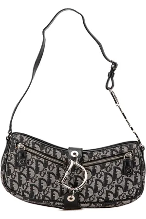 Dior Petit sac porté épaule Diorissimo Trotter Canvas D Charm Pochette (2004)