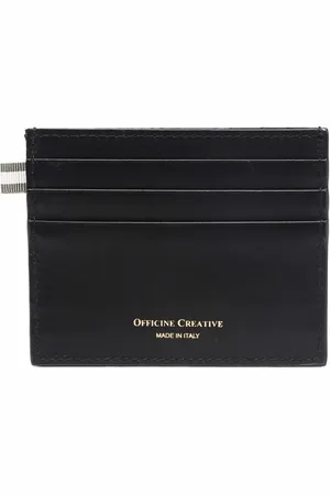 Officine creative Porte-cartes Boudin à logo embossé