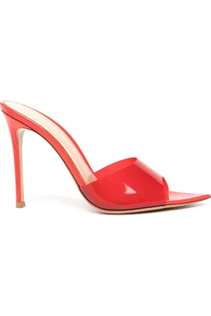 Gianvito Rossi Sandales Elle à design transparent