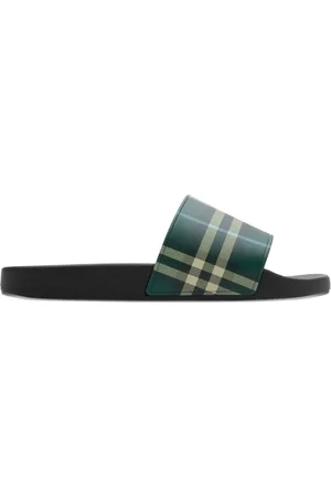 Burberry Claquettes à carreaux