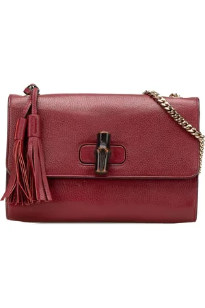 Gucci Sac à bandoulière en cuir Miss Bamboo médium (2000-2015)