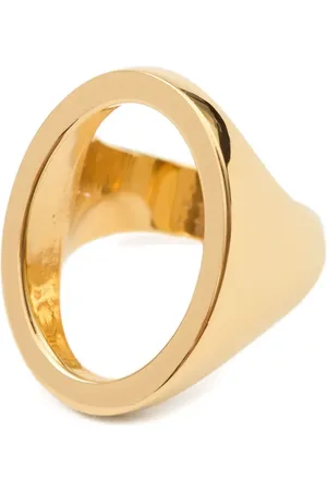 Maison Margiela Bague Minimal 4 mm à logo