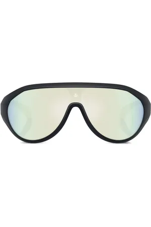 Moncler Lunettes de soleil à logo imprimé