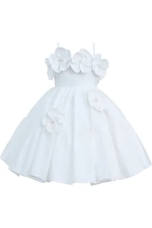 Mimi Tutu Robe en soie à détail de fleur