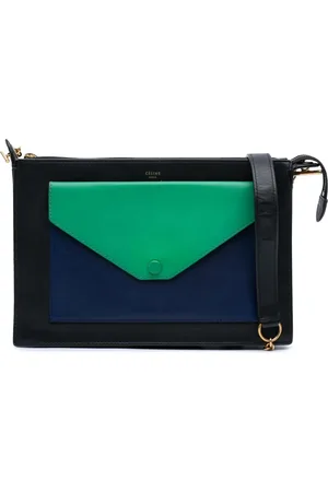 Céline Sac à bandoulière en cuir Tricolor Pocket Envelope Zip (2015)