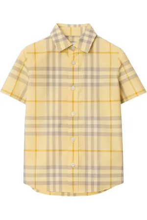 Burberry Chemise en coton à carreaux