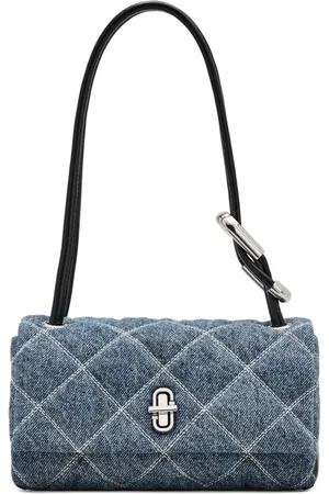 Marc Jacobs Sac porté épaule The Quilted Denim Mini Dual