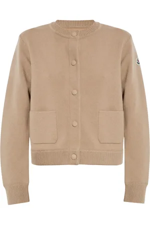 Moncler Cardigan en laine à design matelassé