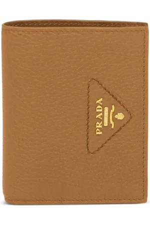 Prada Petit portefeuille à plaque logo