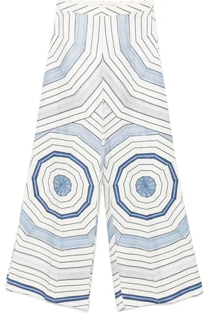 Sandro X Louise Bourgeois pantalon à imprimé géométrique