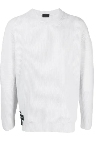 Moncler Pull en laine à patch logo