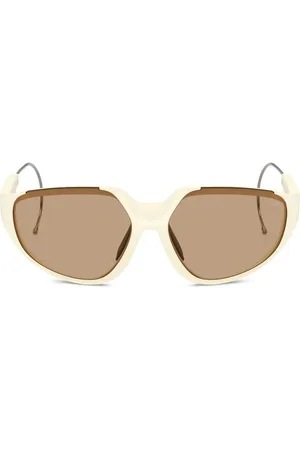 Moncler Lunettes de soleil à logo imprimé