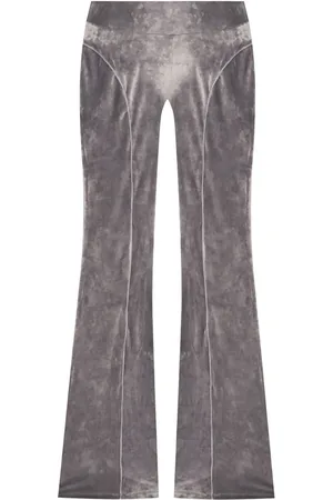 MISBHV Pantalon de jogging à logo strassé