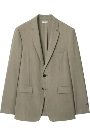 Burberry Blazer en laine à simple boutonnage