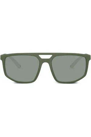 Emporio Armani Lunettes de soleil à monture carrée