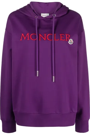 Moncler Hoodie en coton à logo brodé