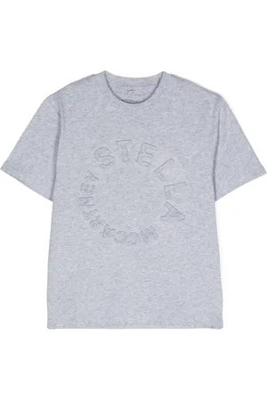 Stella McCartney T-shirt en jersey à logo embossé
