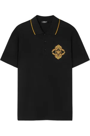 VERSACE Polo à broderie Architectural Baroque
