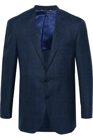 CANALI Blazer en laine à carreaux