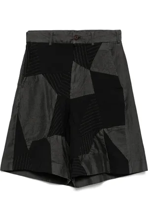 Comme des Garçons Short Gabardine à design patchwork