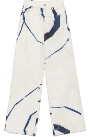 Sandro X Louise Bourgeois jean imprimé