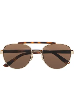 Calvin Klein Lunettes de soleil à monture ronde