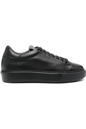 Giuliano Galiano Basket en cuir grainé