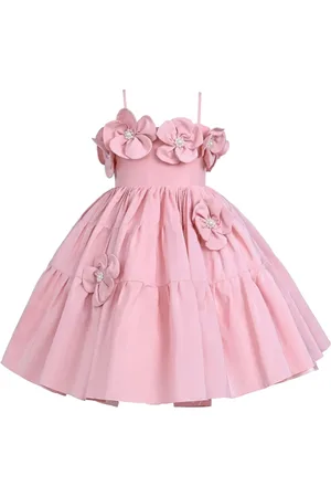 Mimi Tutu Robe en soie à détail de fleur