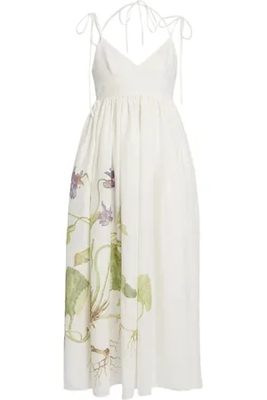 Erdem Robe mi-longue à fleurs